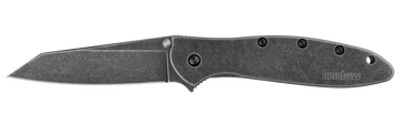 Kershaw Random Leek - Assisted Opening - Stainless Handle - Blackwash Finish - 1660RBW