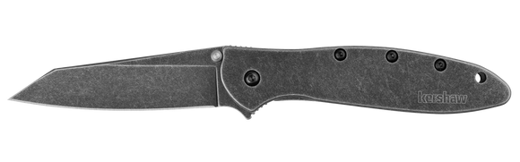 Kershaw Random Leek - Assisted Opening - Stainless Handle - Blackwash Finish - 1660RBW
