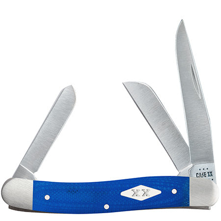 Case Medium Stockman - Smooth Blue G10 - 16752