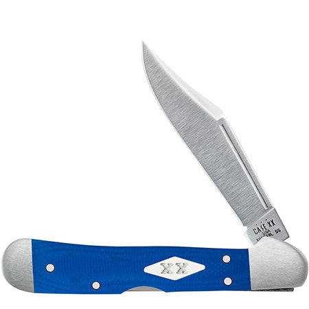 Case Mini Copperlock - Smooth Blue G10 - 16754