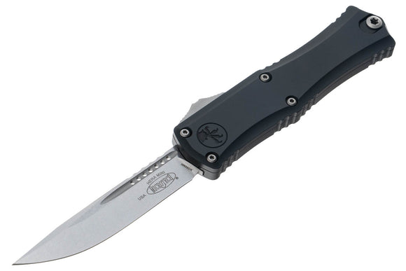 Microtech Hera II Mini - Black Handle - S/E Stonewashed Blade - 1703M-10