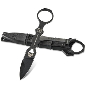 Benchmade Mini SOCP Fixed Blade - 440C Double Edge Blade - 177BK