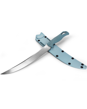 Benchmade Fishcrafter - Depth Blue Santoprene Handle - CPM-Magnacut - 18020