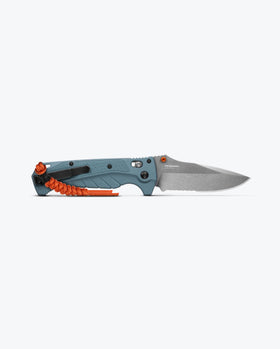 Benchmade Adira - Depth Blue Grivory Handle - Axis Lock - Serrated CPM-Magnacut - 18060S - 0