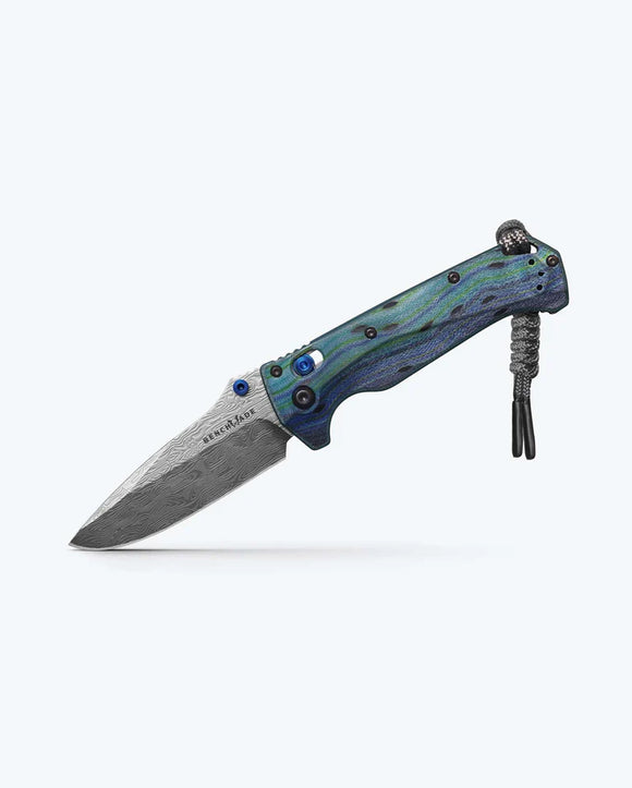 Benchmade Mini Adira - Limited Edition - GCarta Handle - Axis Lock - Damasteel Blade - 18065-2501