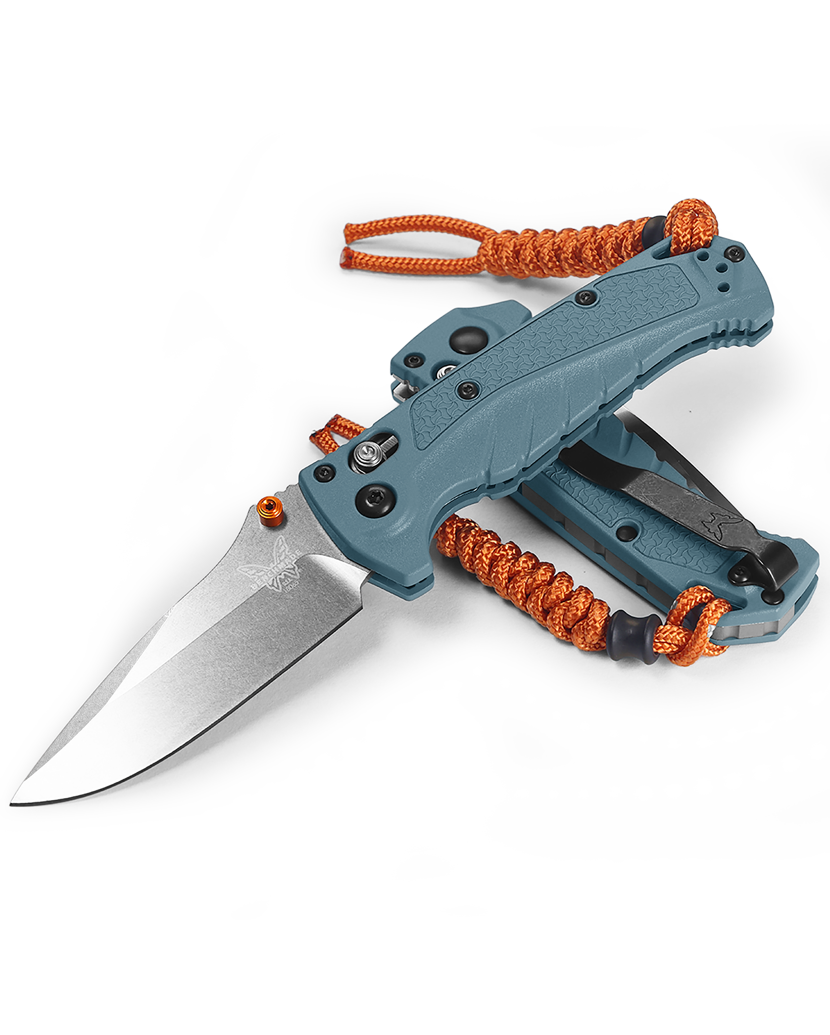 Benchmade Mini Adira - Depth Blue Grivory Handle - Axis Lock - CPM-Magnacut - 18065