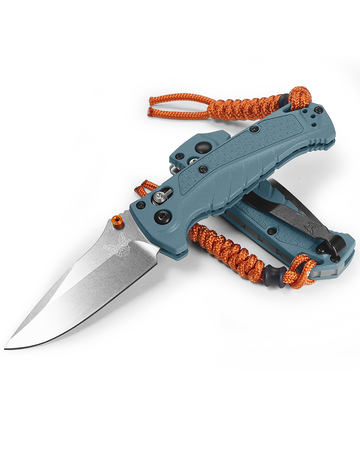 Benchmade Mini Adira - Depth Blue Grivory Handle - Axis Lock - CPM-Magnacut - 18065