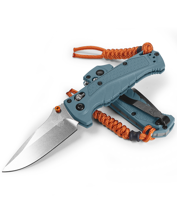 Benchmade Mini Adira - Depth Blue Grivory Handle - Axis Lock - CPM-Magnacut - 18065
