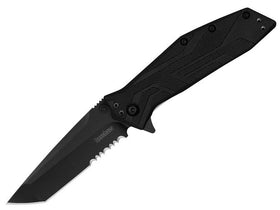 Kershaw Brawler 1990ST - GFN Handle - Tanto Black Serrated Blade - 1990ST
