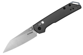 Kershaw Mini Iridium - Gray Aluminum Handle - Reverse Tanto - Satin D2 Blade - 2051R
