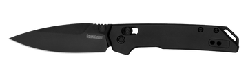 Kershaw Mini Iridium - Black Handle & Blade - DuraLock - KVT Ball Bearings - D2 Steel - 2051BLK