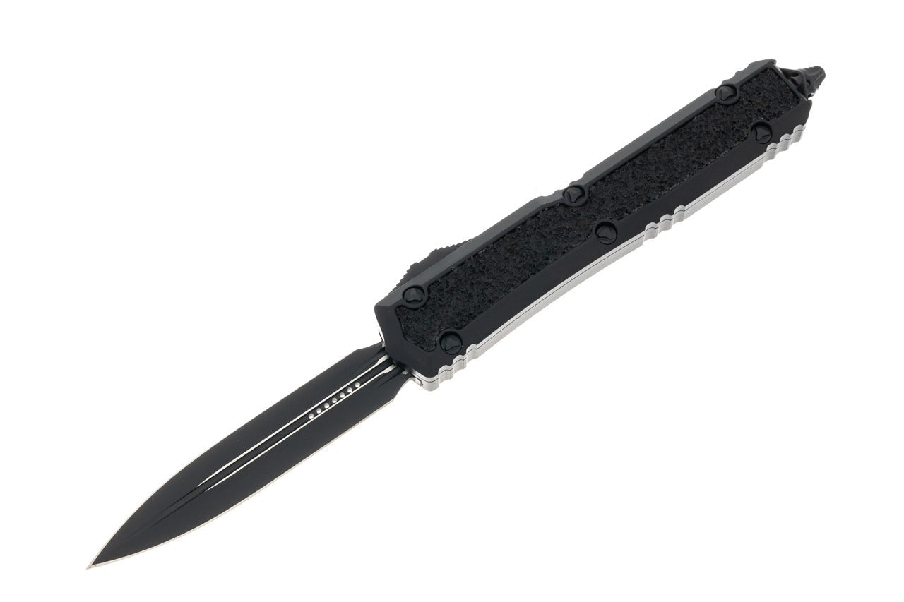 Microtech Makora - Signature Series - Double Edge - Black Blade & Chassis - 206-1TS