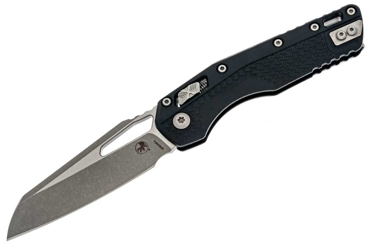 Microtech MSI - Injection Molded Black Handle - Apocalyptic M390MK Blade - 210T-10APPMBK
