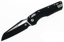 Microtech MSI - Injection Molded Black Handle - Black M390MK Blade - 210T-1PMBK-1