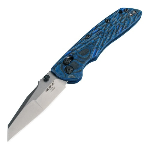 Hogue Knives Deka - ABLE Lock Folder - Satin Modified Wharncliffe Blade - G-Mascus Blue Lava G10 Frame - 24263