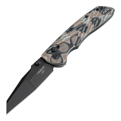Hogue Knives Deka - ABLE Lock Folder - Black Finish Modified Wharncliffe Blade - G-Mascus Dark Earth G10 Frame - 24267