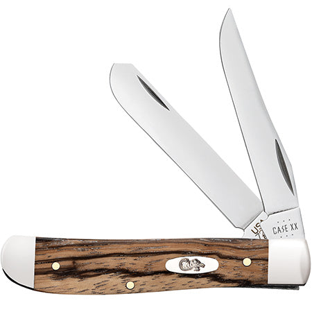 Case Mini Trapper - Smooth Natural Zebra Wood - 25142