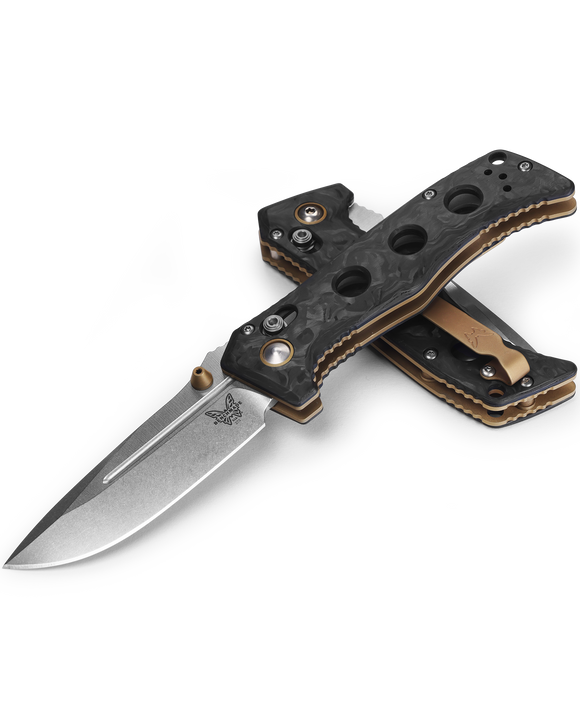Benchmade Mini Adamas - CPM-MagnaCut - Marbled Carbon Fiber - 273-03