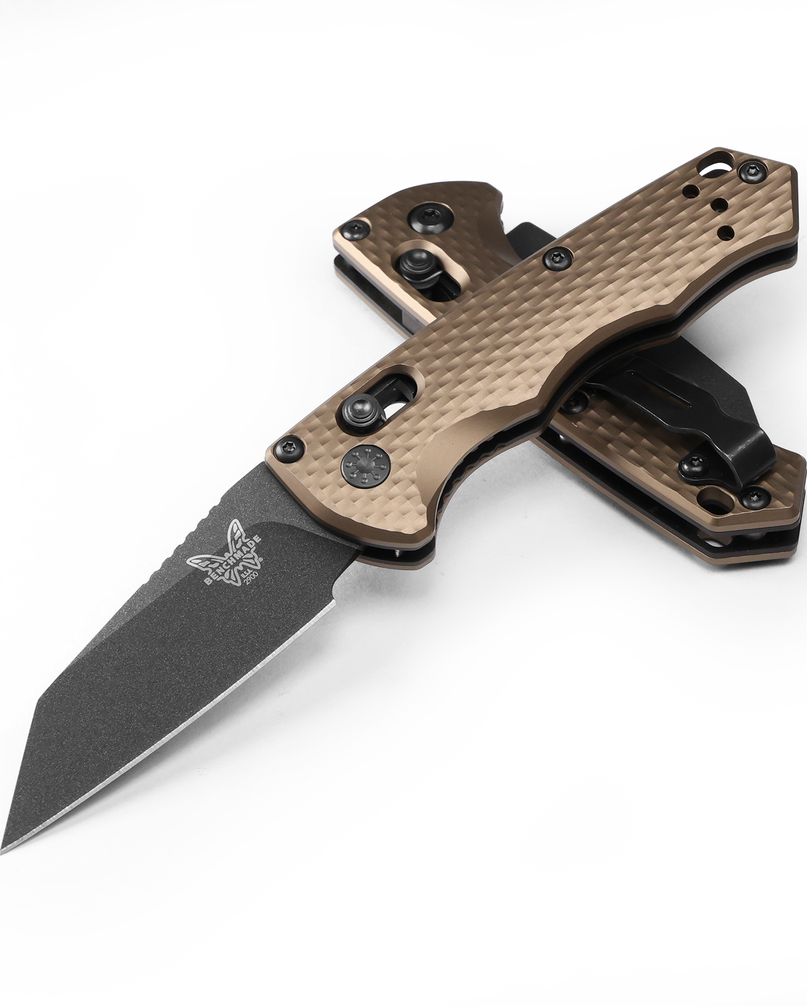 Benchmade Auto Immunity - CPM-M4 Blade - FDE Aluminum Handle - 2900BK-1