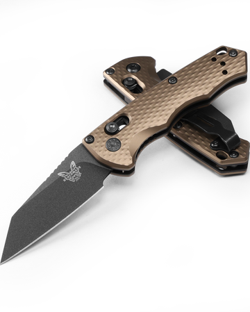 Benchmade Auto Immunity - CPM-M4 Blade - FDE Aluminum Handle - 2900BK-1