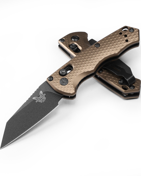 Benchmade Auto Immunity - CPM-M4 Blade - FDE Aluminum Handle - 2900BK-1
