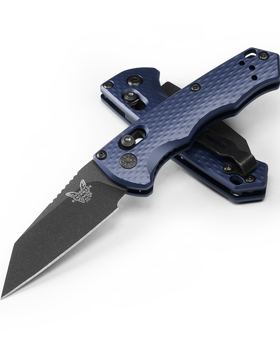 Benchmade Auto Immunity - CPM-M4 Blade - Crater Blue Aluminum Handle - 2900BK