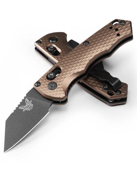 Benchmade Partial Immunity - CPM-M4 Blade - FDE Aluminum Handle - 2950BK-1
