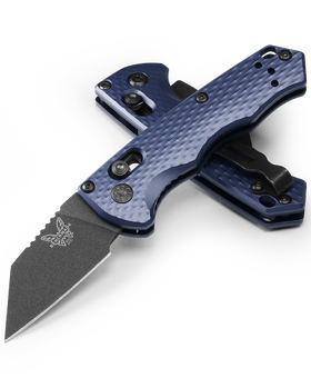Benchmade Partial Immunity - CPM-M4 Blade - Crater Blue Aluminum Handle - 2950BK