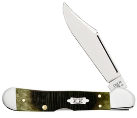 Case Mini CopperLock - Olive Green Sawcut Bone - Tru-Sharp - 39236