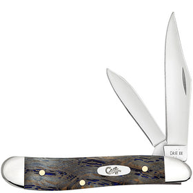 Case XX Peanut - Blue Smooth Curly Oak Handle - Tru-Sharp Steel - 47495 - SNK/WTO - Home Office
