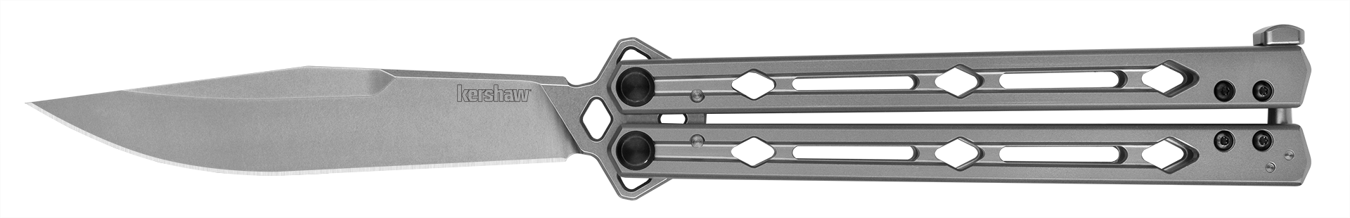 Kershaw Lucha - Balisong - Stainless Steel Handle - 14C28N Blade - 5150