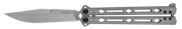 Kershaw Lucha - Balisong - Stainless Steel Handle - 14C28N Blade - 5150