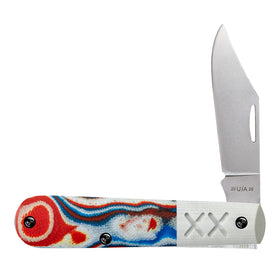 Case XX XR - Red/White/Blue Burl G-10 Handles - S35VN Blade - CA53164 - SNK/WTO - Home Office