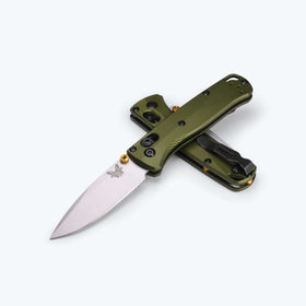 Benchmade Mini Bugout - AXIS Lock - Woodland Green Aluminum Handle - 533SL-10