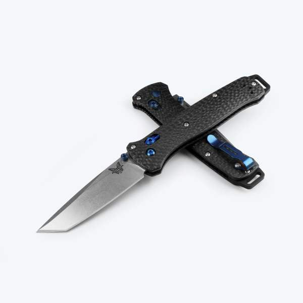 Benchmade Bailout - CPM-S90V Stonewashed Tanto Blade - Carbon Fiber Handle - 537-09