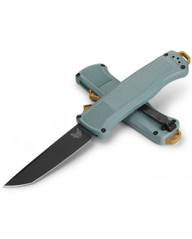Benchmade Shootout - D/A OTF - Automatic - Sage Green Handle - 5370BK-07
