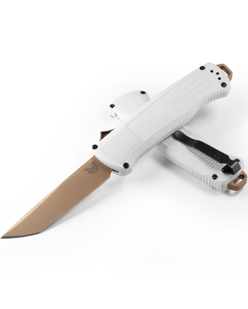 Benchmade Shootout - D/A OTF - Automatic - Cool Gray Handle - 5370FE-02