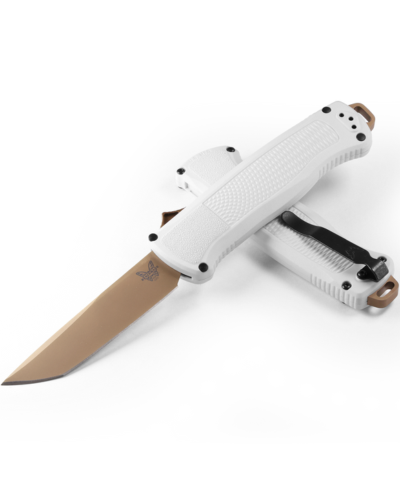 Benchmade Shootout - D/A OTF - Automatic - Cool Gray Handle - 5370FE-02