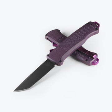 Benchmade Shootout - D/A OTF - Automatic - Dark Purple Handle - 5370GY-06