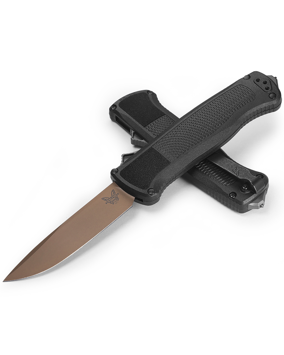 Benchmade Shootout - D/A OTF - Drop Point - Automatic - CF Elite Handle - 5371FE