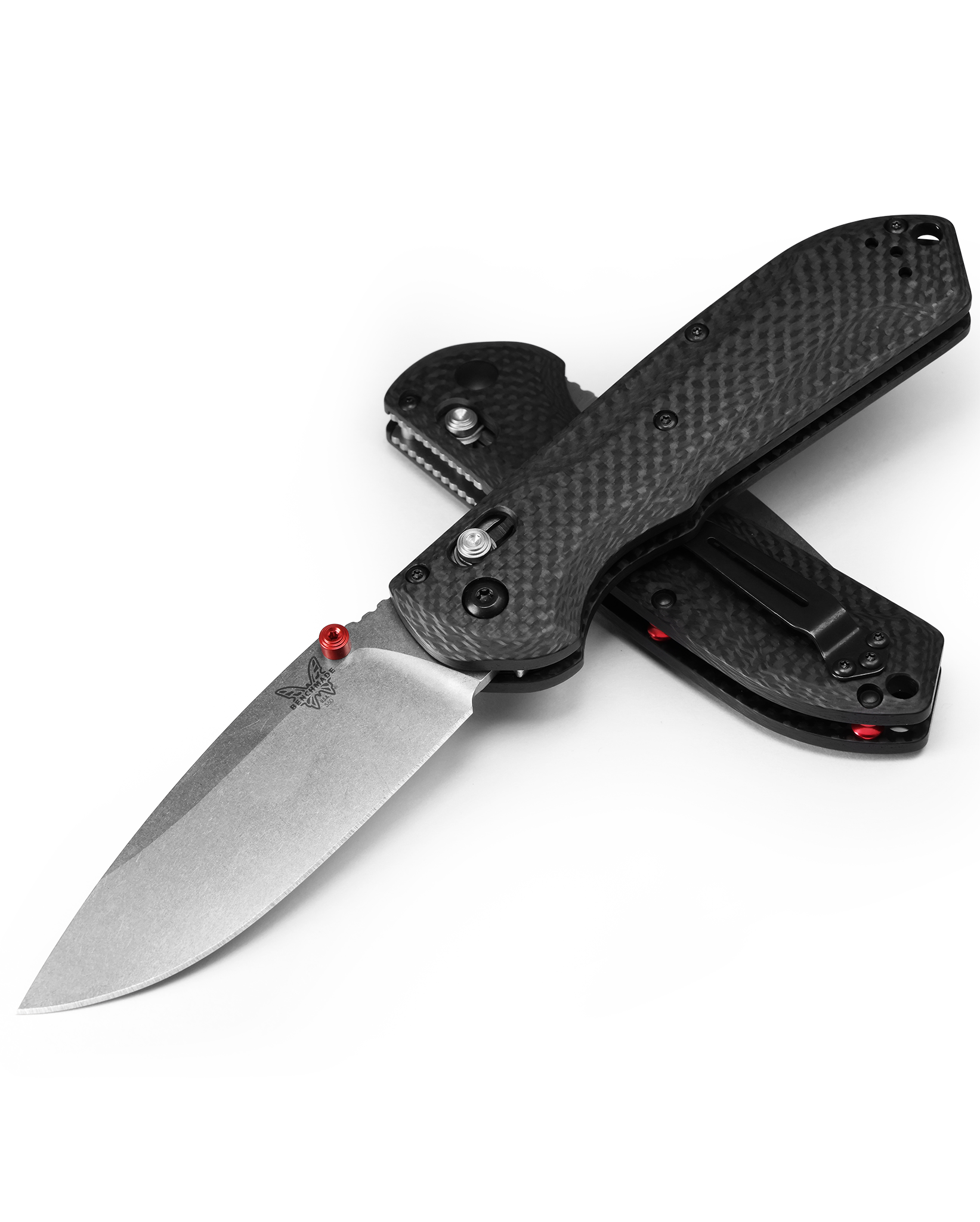 Benchmade Freek - Carbon Fiber - Plain Edge CPM-S90V - 560-03