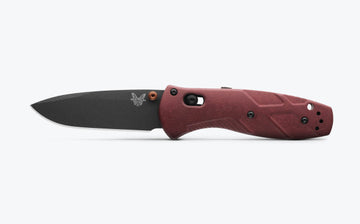 Benchmade Mini Barrage - Redstone Richlite Handles - CPM-S30V Blade - 585BK-04