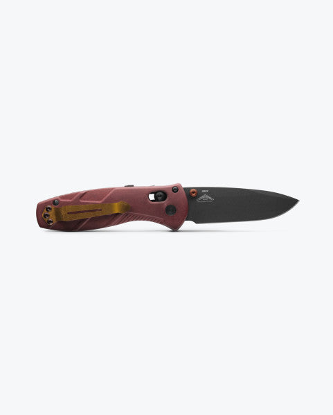 Benchmade Mini Barrage - Redstone Richlite Handles - CPM-S30V Blade - 585BK-04
