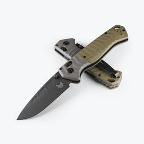 Benchmade PSK - AXIS Assist - Gray & OD Green G10 Handle - CPM-Magnacut Blade - 593BK