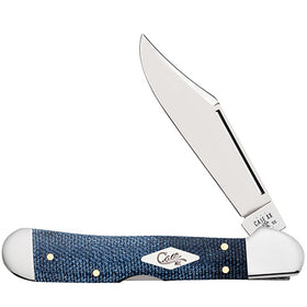 Case Mini Copperlock - Smooth Blue Denim Canvas - 60512