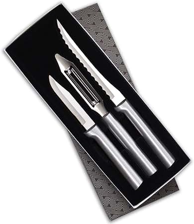Rada Peel, Pare & Slice - 3-Piece Set - Silver - S18