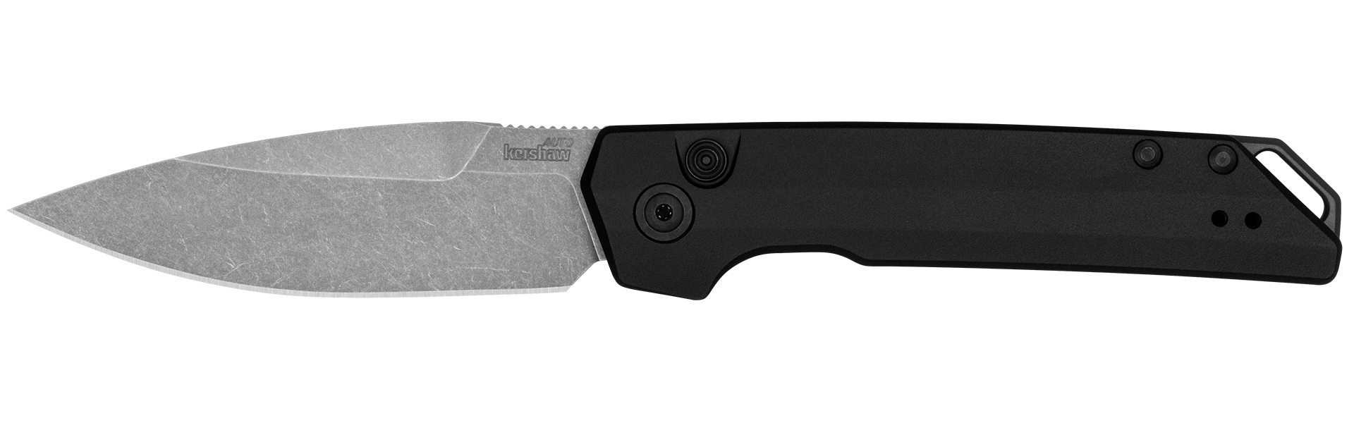 Kershaw Launch Iridium - Automatic - Black Aluminum Handle - CPM-MagnaCut - 7038
