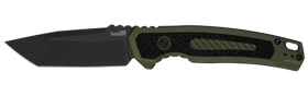 Kershaw Launch 16 - Automatic - OD Green Aluminum Handle with TracTec Inlay - CPM-M4 Steel - 7105OLBK