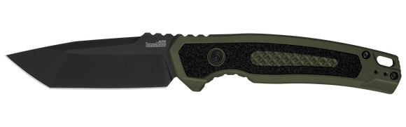 Kershaw Launch 16 - Automatic - OD Green Aluminum Handle with TracTec Inlay - CPM-M4 Steel - 7105OLBK