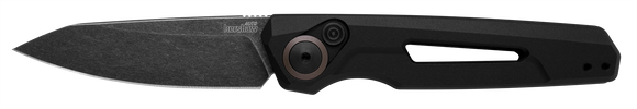 Kershaw Launch 11 - Automatic - Black Aluminum - Blackwash Blade - 7550